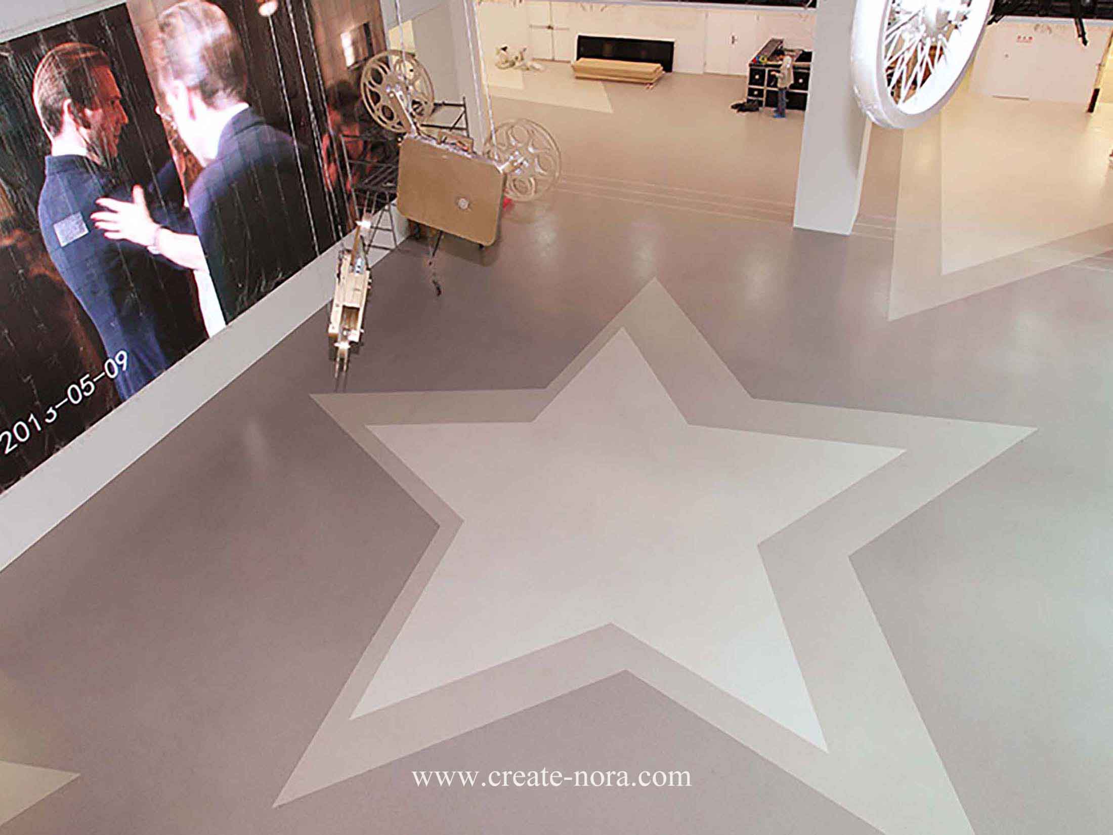 the photo of nora rubber flooring in Shanghai Film Museum 1